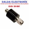25 Dbi 5w DC-6GHz Sma Erkek Sma Dişi Zayıflatıcı