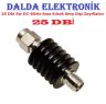 25 Dbi 5w DC-6GHz Sma Erkek Sma Dişi Zayıflatıcı