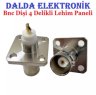 Bnc Dişi 4 Delikli Lehim Paneli Konnektör