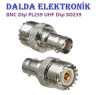 Uhf Dişi Bnc Dişi Konnektör