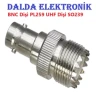 Uhf Dişi Bnc Dişi Konnektör