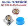 7/16 Dişi 4 Delikli Lehim Paneli Konnektör