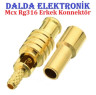 Mcx Rg316 Erkek Sıkmalı Konnektör