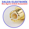 Mcx Rg316 Erkek Sıkmalı Konnektör