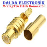 Mcx Rg316 Erkek Sıkmalı Konnektör