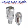 Mini Uhf Erkek Sma Dişi Konnektör