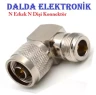 N Erkek N Dişi 90 Derece Konnektör