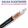 RG 6/U-6 Cu/Cu TRISHIELD HFFR