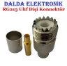 Rg213 Uhf Dişi Sıkmalı Konnektör