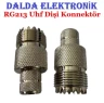Rg213 Uhf Dişi Sıkmalı Konnektör