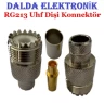Rg213 Uhf Dişi Sıkmalı Konnektör