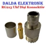 Rg213 Uhf Dişi Sıkmalı Konnektör