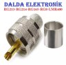Rg213 Uhf Erkek Sıkmalı Konnektör