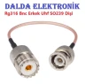 Rg316 Bnc Erkek Uhf SO239 Dişi Konnektör