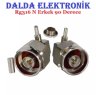 Rg316 N Erkek 90 Derece Sıkmalı Konnektör