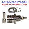 Rg316 Tnc Dişi Somonlu Konnektör