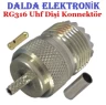 Rg316 Uhf Dişi Sıkmalı Konnektör