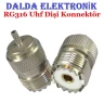 Rg316 Uhf Dişi Sıkmalı Konnektör