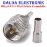 Rg316 Uhf Erkek Mini Sıkmalı Konnektör