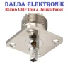 Rg316 Uhf Dişi 4 Delikli Panel Konnektör