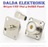Rg316 Uhf Dişi 4 Delikli Panel Konnektör