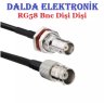Rg58 Bnc Dişi Bnc Dişi Contalı Haberleşme Kablosu