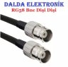 Rg58 Bnc Dişi Dişi Haberleşme Kablosu