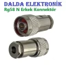 Rg58 N Erkek Vidalı Konnektör
