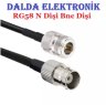 Rg58 N Dişi Bnc Dişi Haberleşme Kablosu