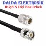 Rg58 N Dişi Bnc Erkek Haberleşme Kablosu