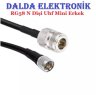 Rg58 N Dişi Uhf Mini Erkek Haberleşme Kablosu