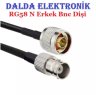 Rg58 N Erkek Bnc Dişi Haberleşme Kablosu
