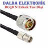 Rg58 N Erkek Tnc Dişi Haberleşme Kablosu