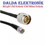 Rg58 N Erkek Uhf Mini Erkek Haberleşme Kablosu