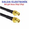 RG58 Sma Dişi Dişi Haberleşme Kablosu