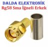 Rg58 Sma Erkek Sıkmalı Konnektör