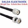 Rg58 Tnc Erkek Bnc Erkek Haberleşme Kablosu