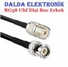Rg58 Uhf Dişi Bnc Erkek Haberleşme Kablosu