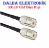 Rg58 Uhf Dişi Dişi Haberleşme Kablosu