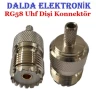 Rg58 Uhf Dişi Sıkmalı Konnektör
