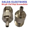 Rg58 Uhf Dişi Sıkmalı Konnektör