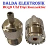 Rg58 Uhf Dişi Sıkmalı Konnektör