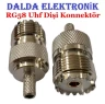 Rg58 Uhf Dişi Sıkmalı Konnektör