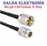 Rg58 Uhf Erkek N Dişi Haberleşme Kablosu
