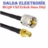Rg58 Uhf Erkek Sma Dişi Haberleşme Kablosu