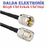 Rg58 Uhf Erkek Uhf Dişi Haberleşme Kablosu
