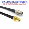 Rg58 Uhf Mini Dişi Sma Dişi Haberleşme Kablosu