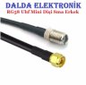 Rg58 Uhf Mini Dişi Sma Erkek Haberleşme Kablosu