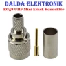 Rg58 Uhf Erkek Mini Sıkmalı Konnektör