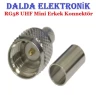 Rg58 Uhf Erkek Mini Sıkmalı Konnektör